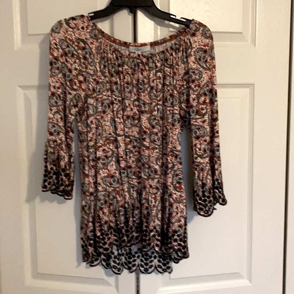 Fever Bell Sleeve Boho Top